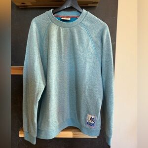 SCOTCH & SODA Sweatshirt Men's LARGE Pullover Crew Collar blue